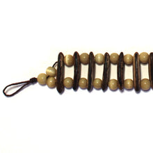 Acacia Rainforest Seed and Caramel Crystal Bracelet - Natural Artist