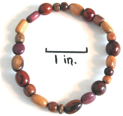 Wood Bracelet - Flora - Natural Artist
