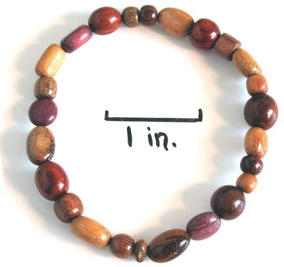 Wood Bracelet - Flora - Natural Artist