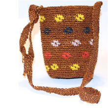 Mayan Bag - Brown Rings - Natural Artist