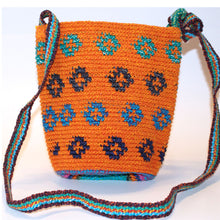 Mayan Bag - Orange Rings - Natural Artist