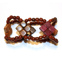 Large Wood Bracelet - Capri - Natural Artist