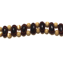Guanacaste Rainforest Seed and Caramel Crystal Bracelet - Natural Artist